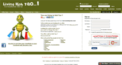 Desktop Screenshot of living-koh-tao.com