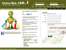 Tablet Screenshot of fr.living-koh-tao.com